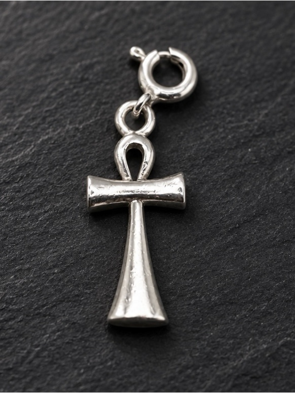 Sterling Silver Ankh Pendant Charm